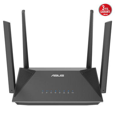ASUS RT-AX52 Pro, AX3000, 3 Port, 3000Mbps,  Dual Band, WİFİ 6, AiMesh, Extendable Router