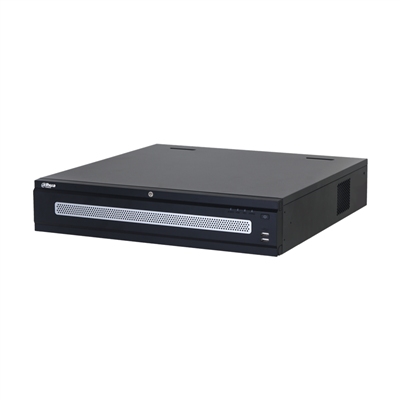 DAHUA  NVR608RH-128-XI, 128Kanal, 32Mpix, H265+, 8 HDD, 1080P Kayıt, 1280 Mbps Bant Genişliği, 2 Port 2500 Mbps LAN, RAID 0/1/5/6/10, Çift Power Supply, NVR