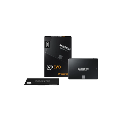 SAMSUNG MZ-77E1T0BW 870 EVO 1TB 560/530, 2,5" SATA SSD (Türkiye Distribütörü Garantili)
