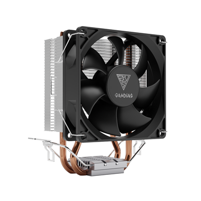 GAMDIAS BOREAS E1-210 MONO, 92mm, CPU  Kule Tipi Hava Soğutma, Doğrudan Temas Teknolojisine Sahip 2 adet Gelişmiş Bakır Isı Borusu (AMD AM5 ve INTEL Tüm işlemciler ile uyumlu)