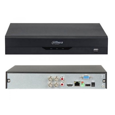 DAHUA XVR5104HS-5M-I3, 4Kanal, 5Mpix, H265+, 1 HDD Desteği, 5in1 DVR Cihazı