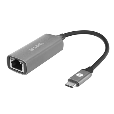 S-LINK SW-U336, GigaBit, Type-C to RJ45, Metal, Ethernet Kartı