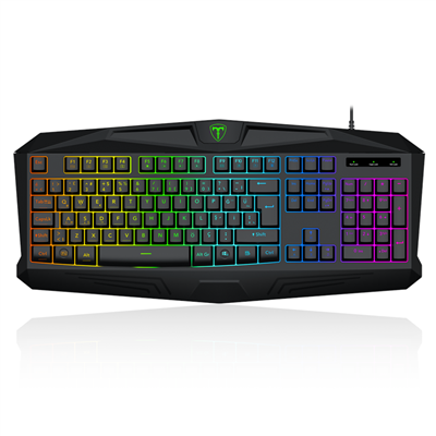 T-DAGGER TANKER, T-TGK106, USB Kablolu, Türkçe Q, Rainbow Backlight, Membran Tuşlar, 104 Tuşlu, Gaming Klavye