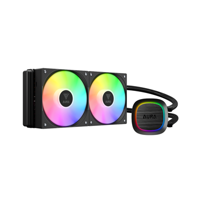 GAMDIAS AURA GL240 V2, 240mm, RGB, 2 Fanlı, CPU Sıvı Soğutma
