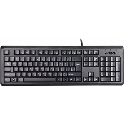 A4 TECH KR-92, Siyah, USB Kablolu, Türkçe Q, Multimedya, Klavye