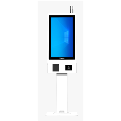 Tiwox K-3250W, 32" Led Panel, Intel i7 5.Gen, 16Gb Ram, 256Gb SSD, Wi-Fi, 80mm Barkod Yazıcı, 2D Okuyucu, KİOSK (Beyaz)