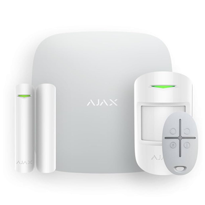AJAX  StarterKit Plus, Kablosuz, Alarm Kiti, BEYAZ