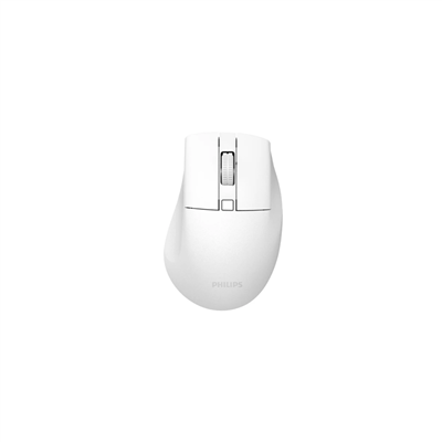 PHILIPS SPK7528W, SESSİZ, Beyaz, USB Nano  2,4Gh ve Bluetooth Kablosuz, 1600dpi, Optic, 3 Tuşlu, Ergonamik, Sessiz Click, Mouse