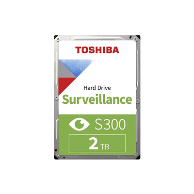 TOSHIBA S300, HDWT720UZSVA, 3.5", 2TB, 128Mb 5400 Rpm, 7/24 Güvenlik HDD (Türkiye Distribütörü Garantili)