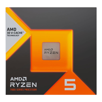 AMD RYZEN 5 7500X3D 6 Core, 4,00-4.50GHz, 104Mb Cache, 65W,  AM5 Soket, BOX, (Dahili Grafik VAR, Fan YOK) TÜRKİYE Distibütör GARANTİLİ