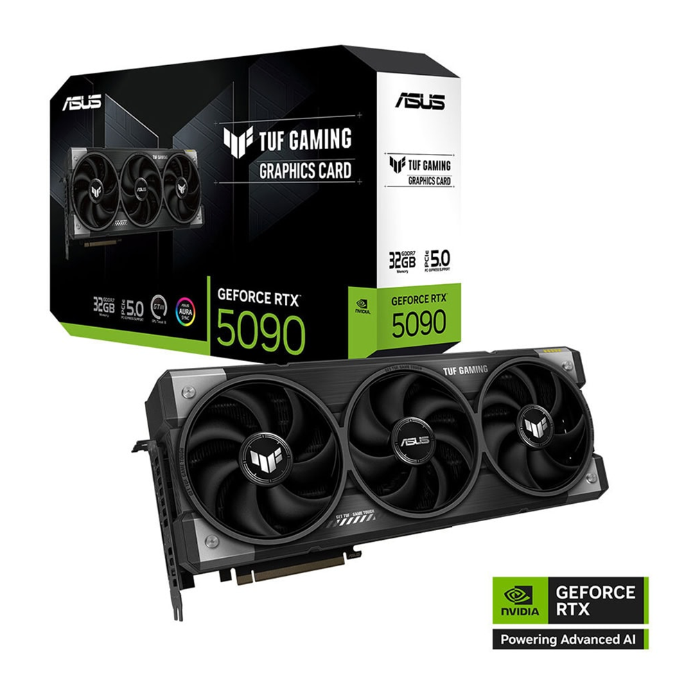 ASUS TUF-RTX5090-32G-GAMING, 32Gb, 512Bit, GDDR7, 2xHDMI, 3xDP GAMING Ekran Kartı