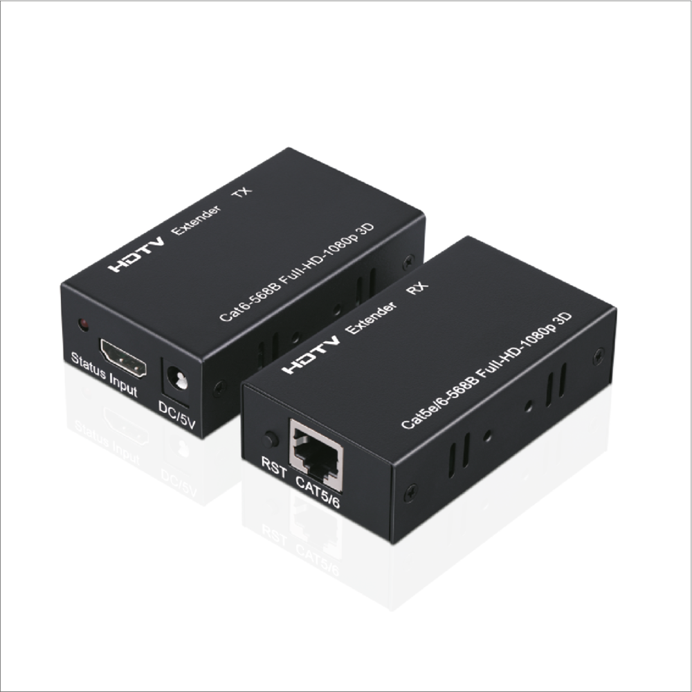 ENKADO EKD-HE60, HDMI Extender 60mt. Cat6 Kablo Üzerinde 60Metre Görüntü Aktarıcı.