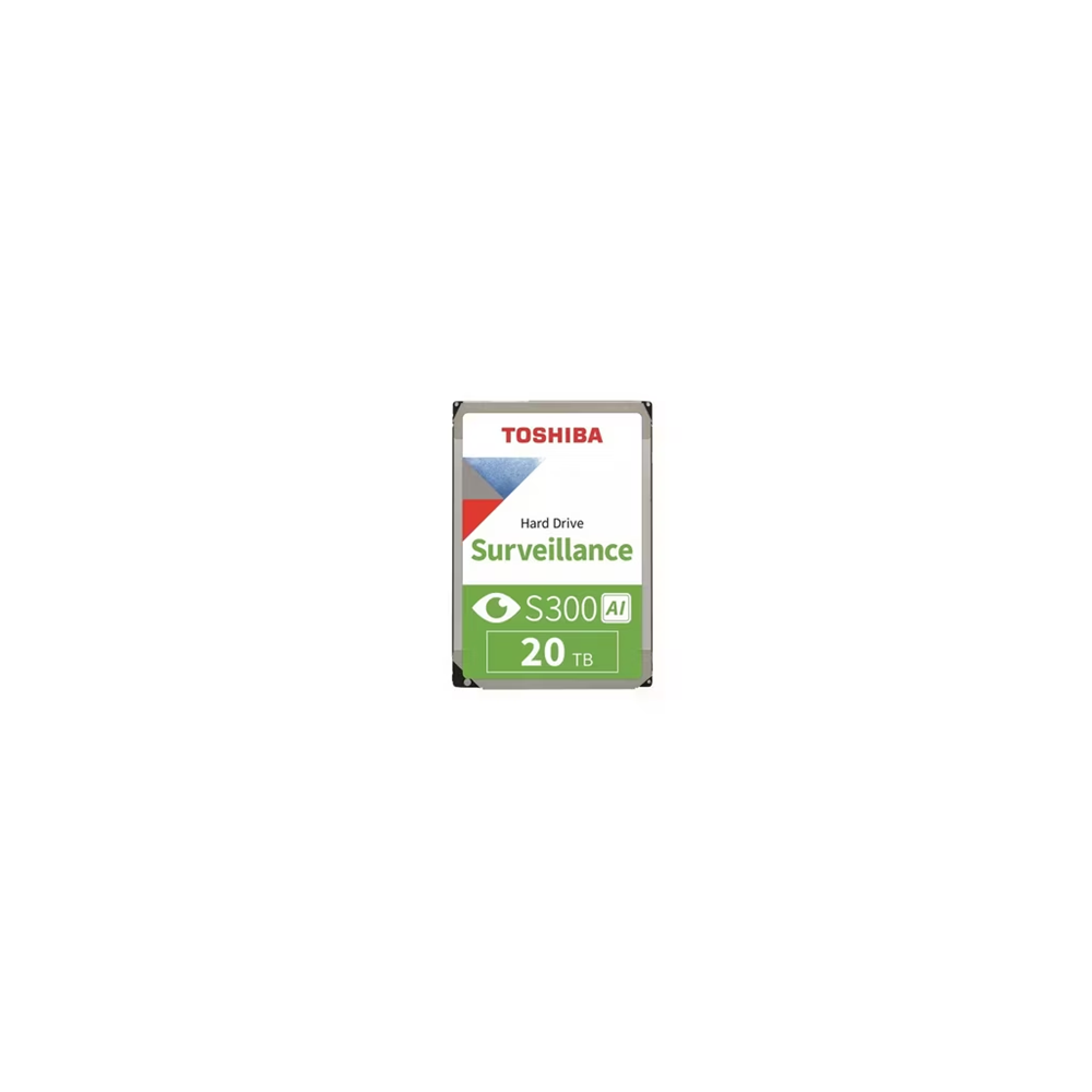 TOSHIBA S300 AI, MG11ACA20TE-V, 3.5", 20TB, 1024Mb 7200 Rpm, 7/24 Güvenlik HDD (Türkiye Distribütörü Garantili)