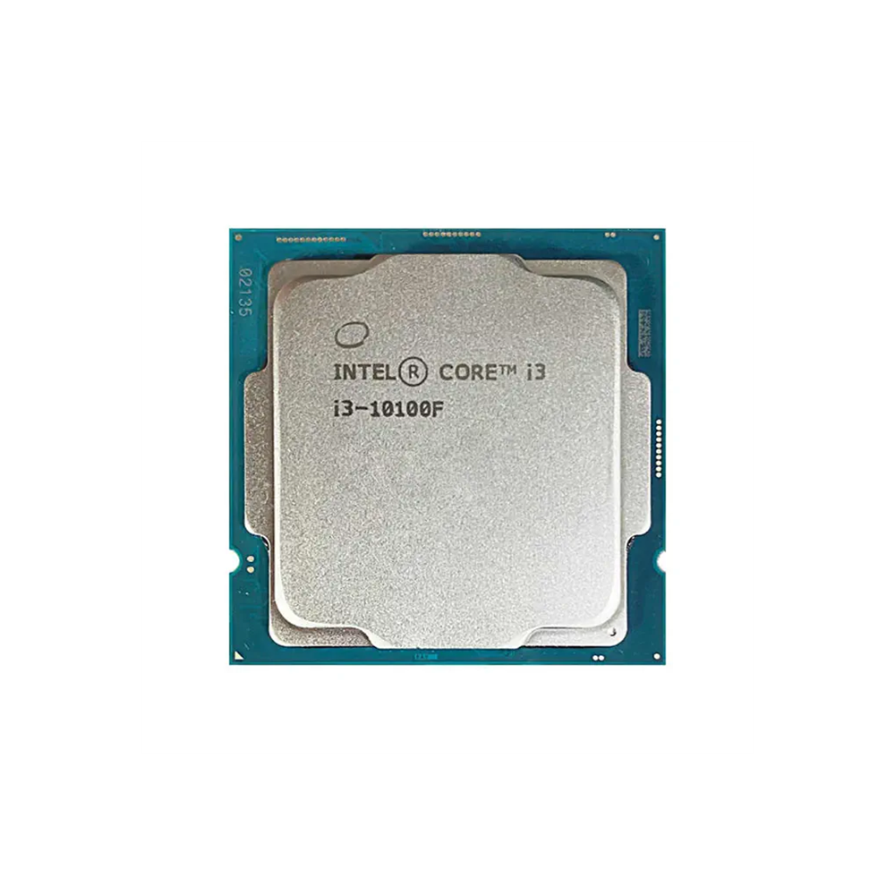 INTEL i3-10100F 4 Core, 3.60Ghz, 6Mb, 65W,  LGA1200,10.Nesil, Tray, (Dahili Grafik YOK, Fan YOK)