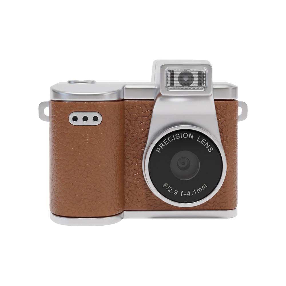 EVEREST ADK1980, Kahverengi, 720P HD, 200mAh Batarya, 1" Ekran, Anahtarlık Askılı, Flashlı, Mini Retro Dijital Kamera