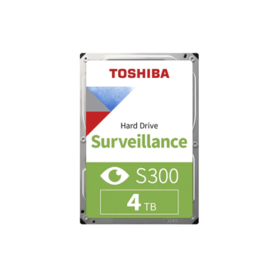 TOSHIBA S300, HDWT840UZSVA, 3.5", 4TB, 256Mb 5400 Rpm, 7/24 Güvenlik HDD (Türkiye Distribütörü Garantili)