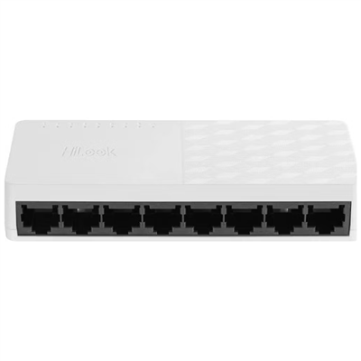 HILOOK NS-0108D, 8 Port, Megabit, Yönetilemez, Masaüstü Switch