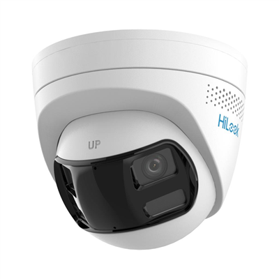 HILOOK IPC-T269HAD-LUF/SL, 6Mpix,2,8mm Dual  Lens, H265+, Dual Light, 30Mt Gece Görüşü, Dahili Mikrofon, PoE, IP67, Dome, IP Kamera