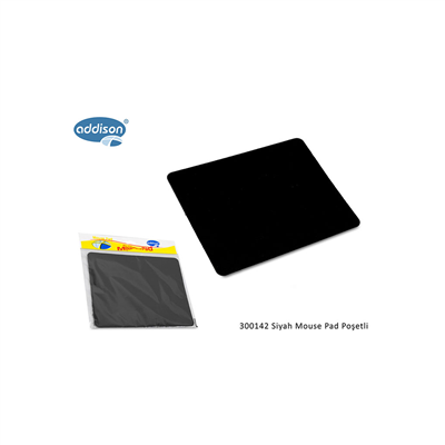 ADDISON 300142, 177x217x2mm, Lüx, Big, MOUSE PAD,  (Siyah)