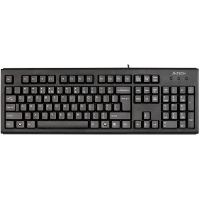 A4 TECH KM-720, Siyah, USB Kablolu, Türkçe Q, Multimedya KLAVYE
