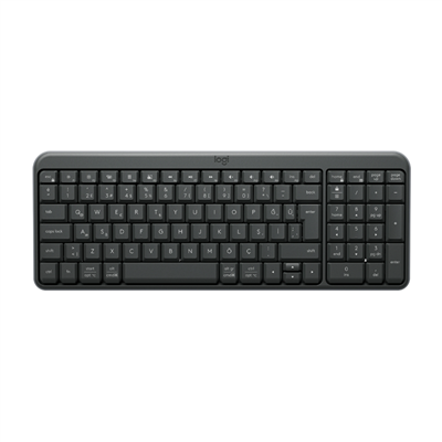 LOGITECH K250, Siyah, 920-013460, Bluetooth, Türkçe Q, Multimedya, Kompakt Klavye