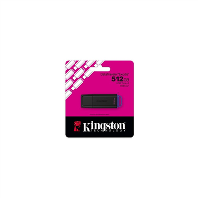 KINGSTON DTXG2/512GB USB 3.2 DataTraveler Exodia Gen 1 Flash Bellek (Siyah-Mor)