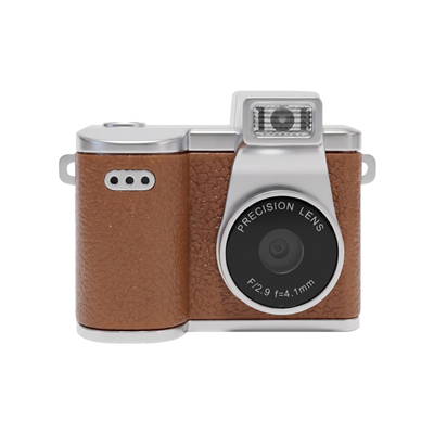EVEREST ADK1980, Kahverengi, 720P HD, 200mAh Batarya, 1" Ekran, Anahtarlık Askılı, Flashlı, Mini Retro Dijital Kamera