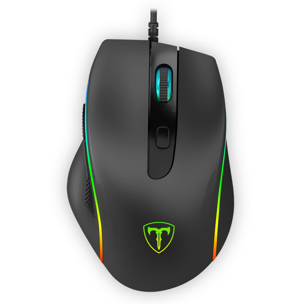 T-DAGGER T-TGM108, Recruit 2, RGB Backlight, 6 Buton, USB Kablolu, 3200DPI, Gaming Mouse