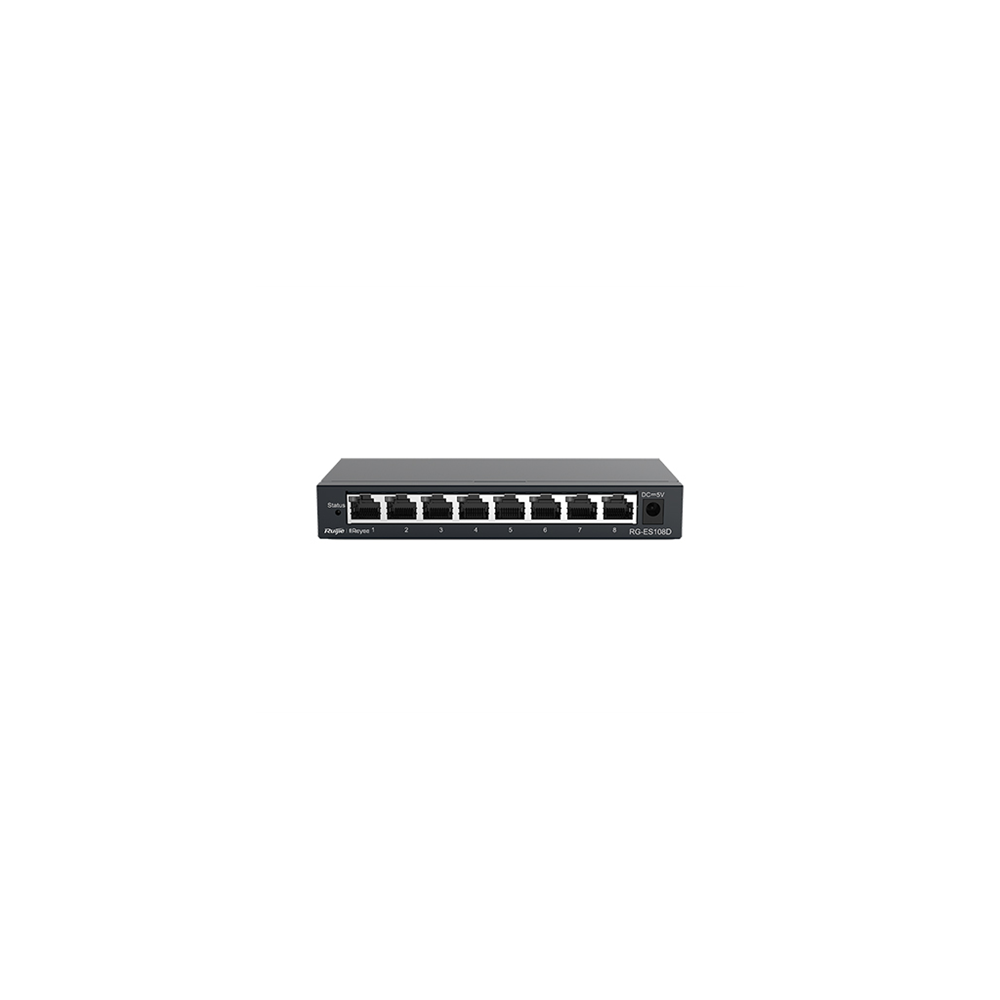 RUIJIE REYEE RG-ES108GD 8 Port GigaBit Switch  Metal Kasa