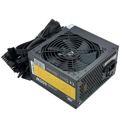 PSU PowerBoost PB600AR APFC 600W 2*PCI-E 6+2 Pin 12cm Siyah Fanlı ATX JPSU-PB600