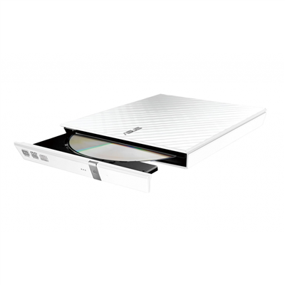 ASUS SDRW-08D2S-U Lite, Usb 2.0, External, Beyaz,  Slim, Optik Okuyucu/Yazıcı