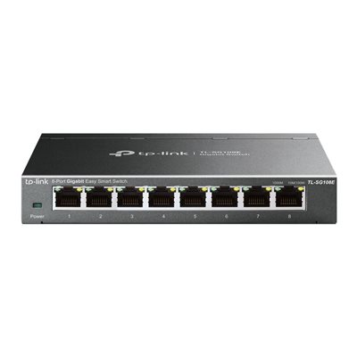 SWITCH 8 PORT TP-LINK TL-SG108E GigaBit Easy Smart Yönetilebilir Metal Kasa
